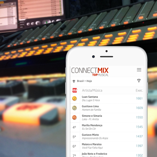 Sistema para emissoras: Connectmix Ranking Musical em tempo real